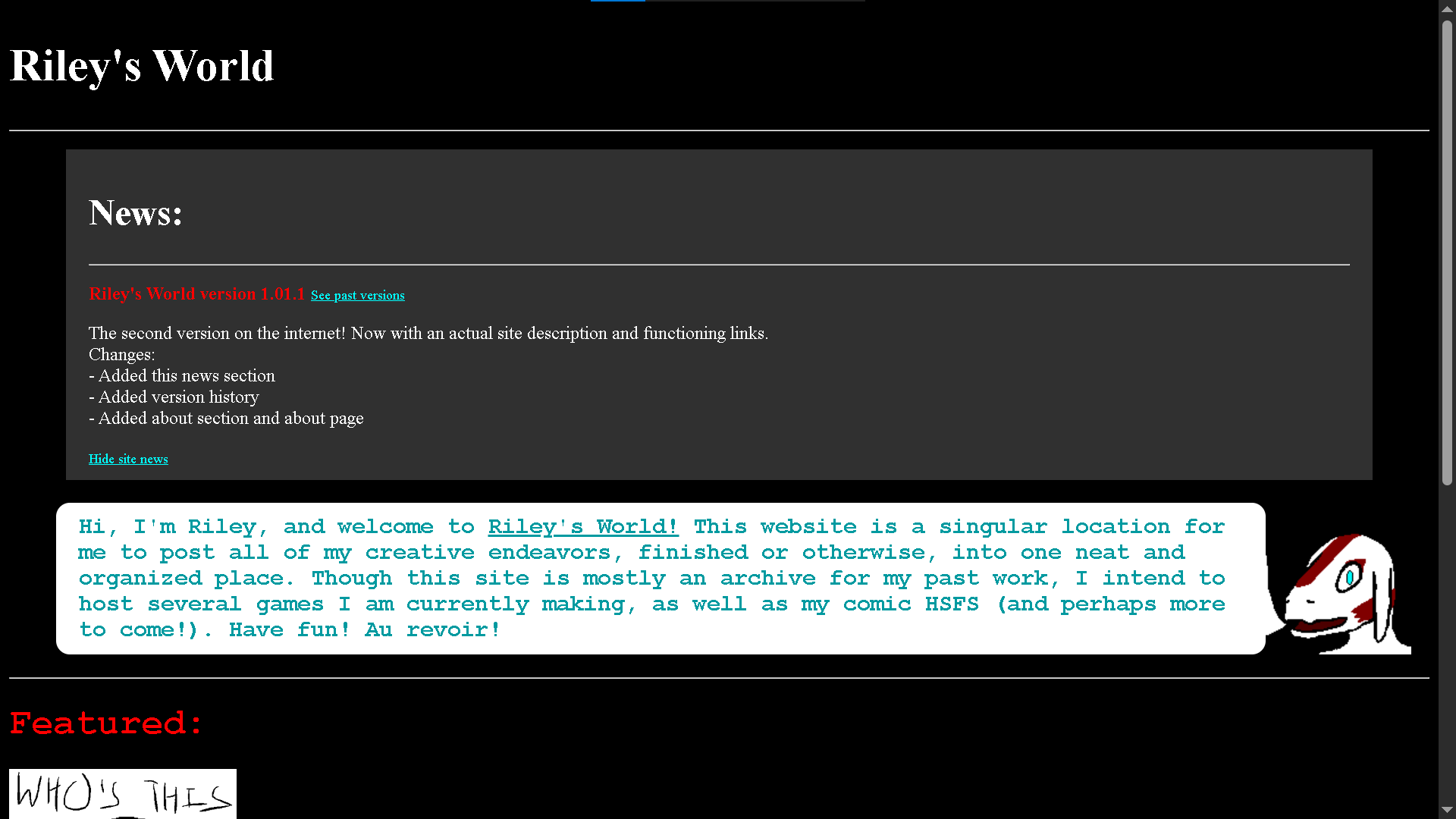 The very site you're looking at